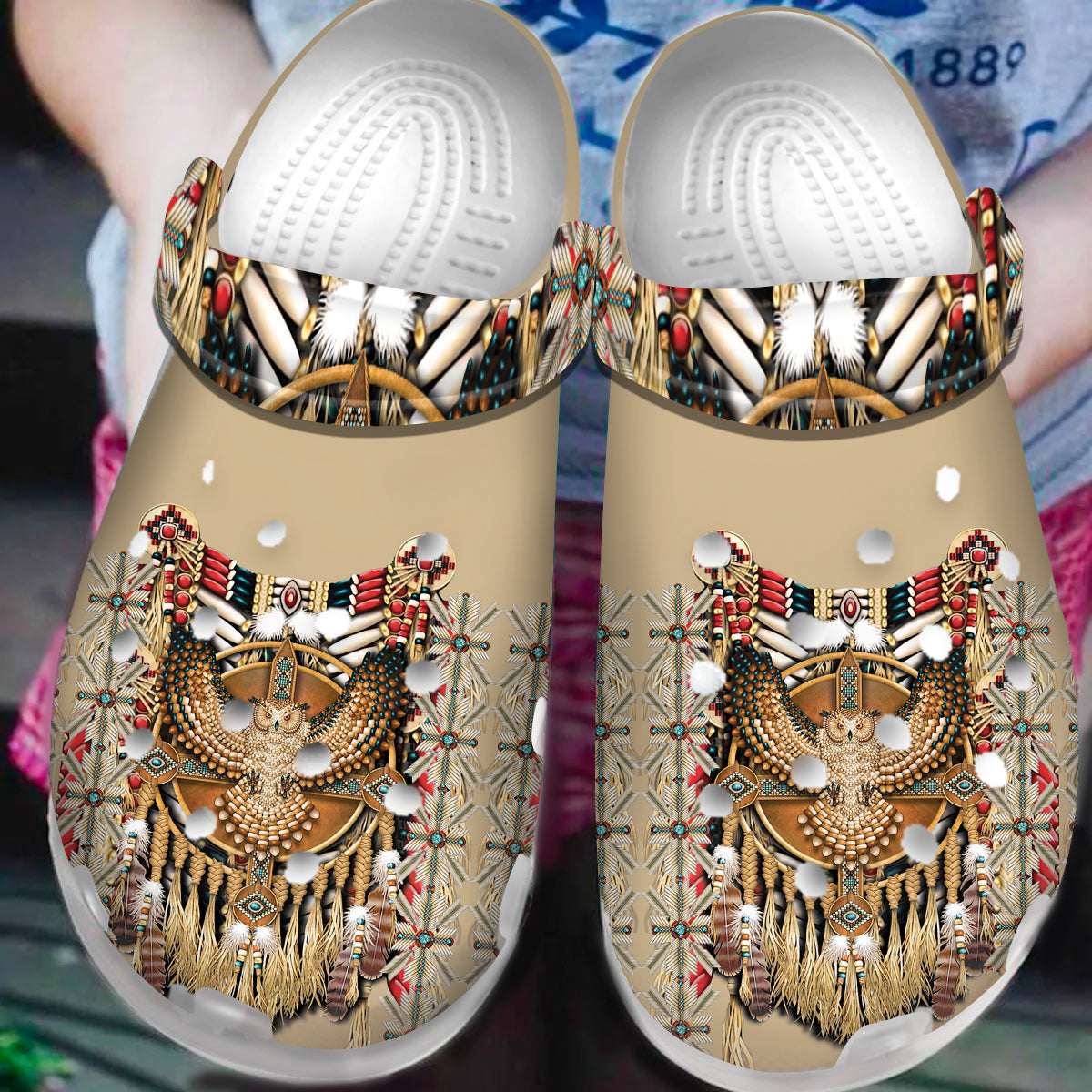 Native Pattern Clog Shoes For Adult and Kid 89156 New – Native Heritage ...
