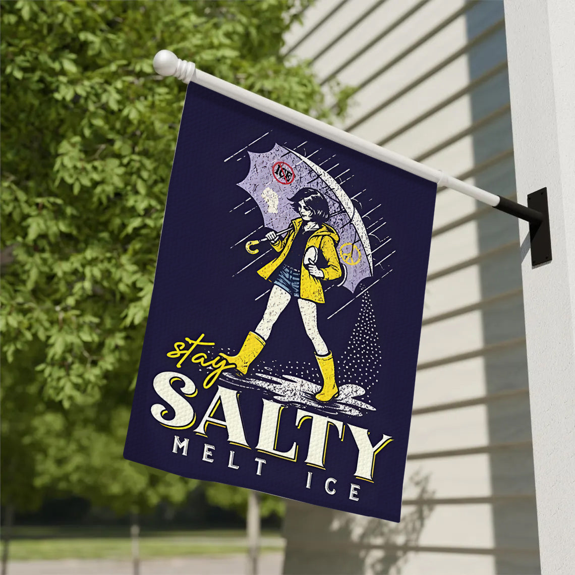 Stay Salty Melt Ice Garden Flag
