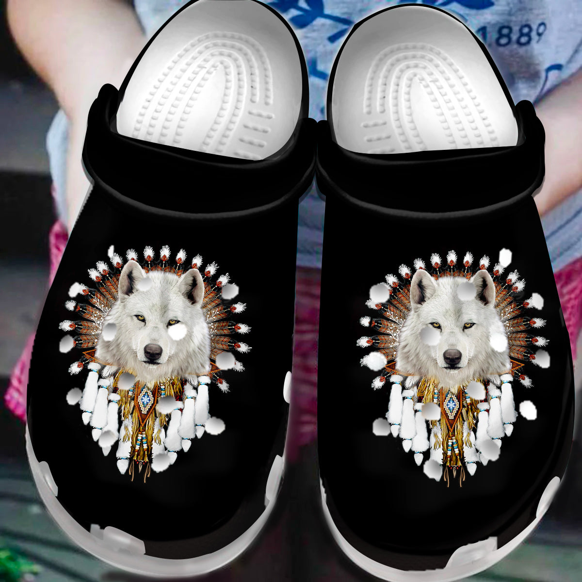 Native Pattern Clog Shoes For Adult and Kid 89186 New – Native Heritage ...
