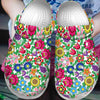 Native Pattern Clog Shoes For Adult and Kid 89130 New