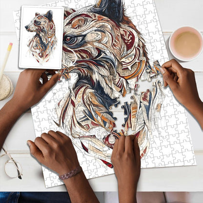 Bear – Wooden Jigsaw Puzzle (300 / 500 / 1000 Pieces)