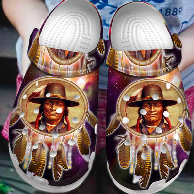 Native Pattern Clog Shoes For Adult and Kid 89106 New
