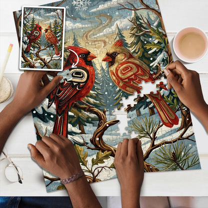 Cardinals – Wooden Jigsaw Puzzle - CT52789 (300 / 500 / 1000 Pieces)