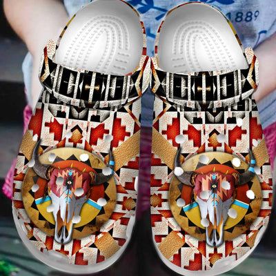 Native Pattern Clog Shoes For Adult and Kid 89175 New