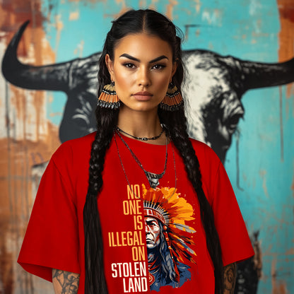 NO ONE IS ILLEGAL ON STOLEN LAND