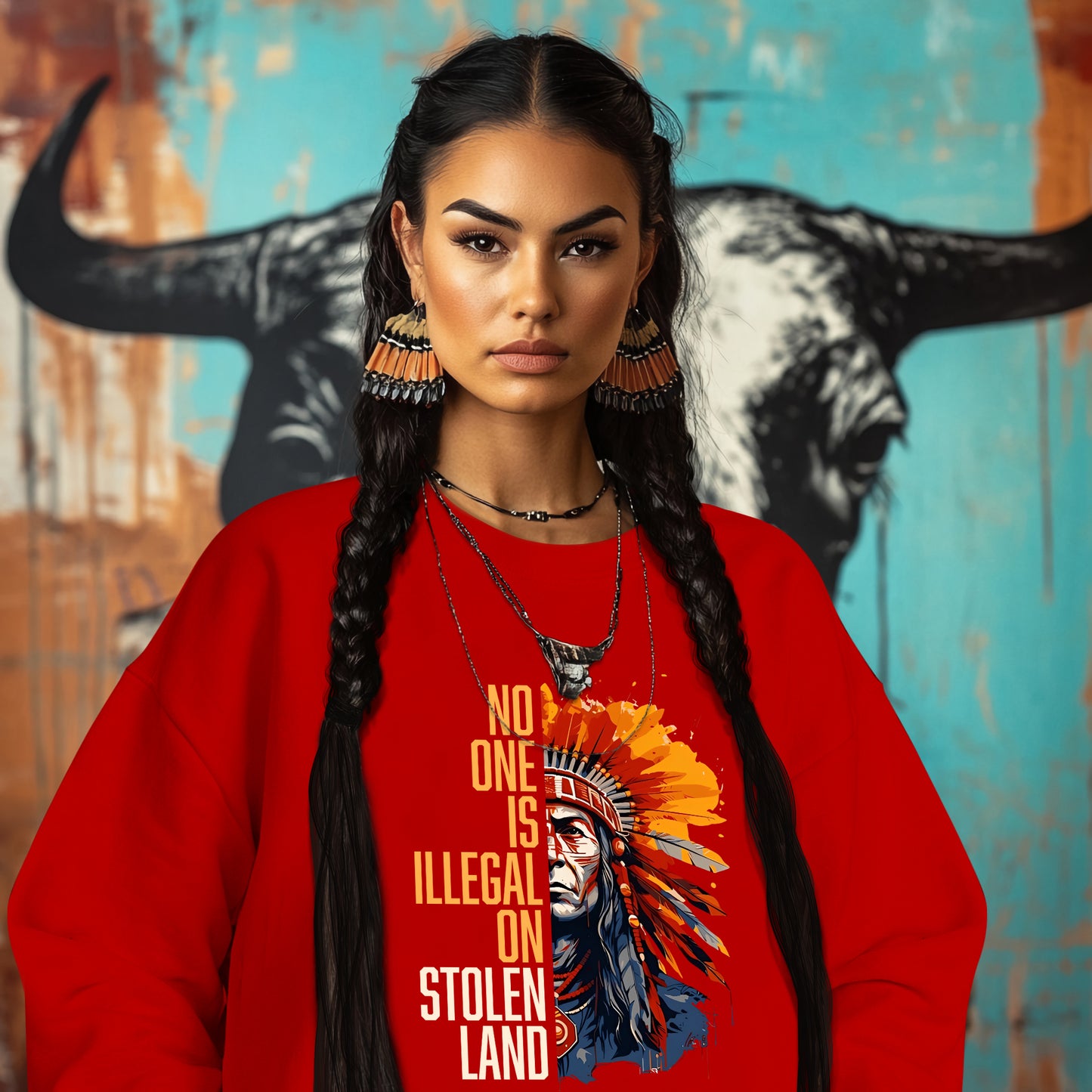 NO ONE IS ILLEGAL ON STOLEN LAND