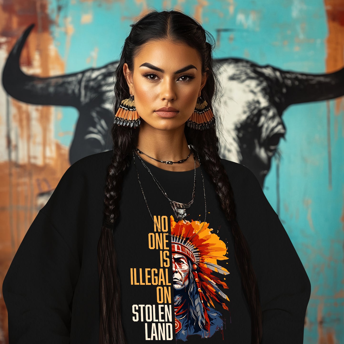 NO ONE IS ILLEGAL ON STOLEN LAND