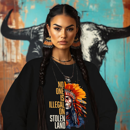 NO ONE IS ILLEGAL ON STOLEN LAND