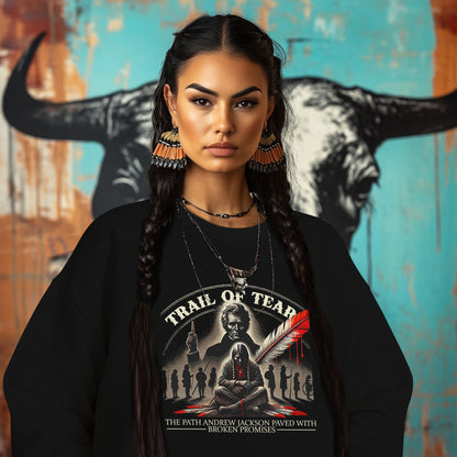 TRAH OF TEAR THE PATH ANDREW JACKSON PAVED WITH BROKEN PROMISES