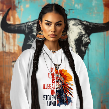 NO ONE IS ILLEGAL ON STOLEN LAND