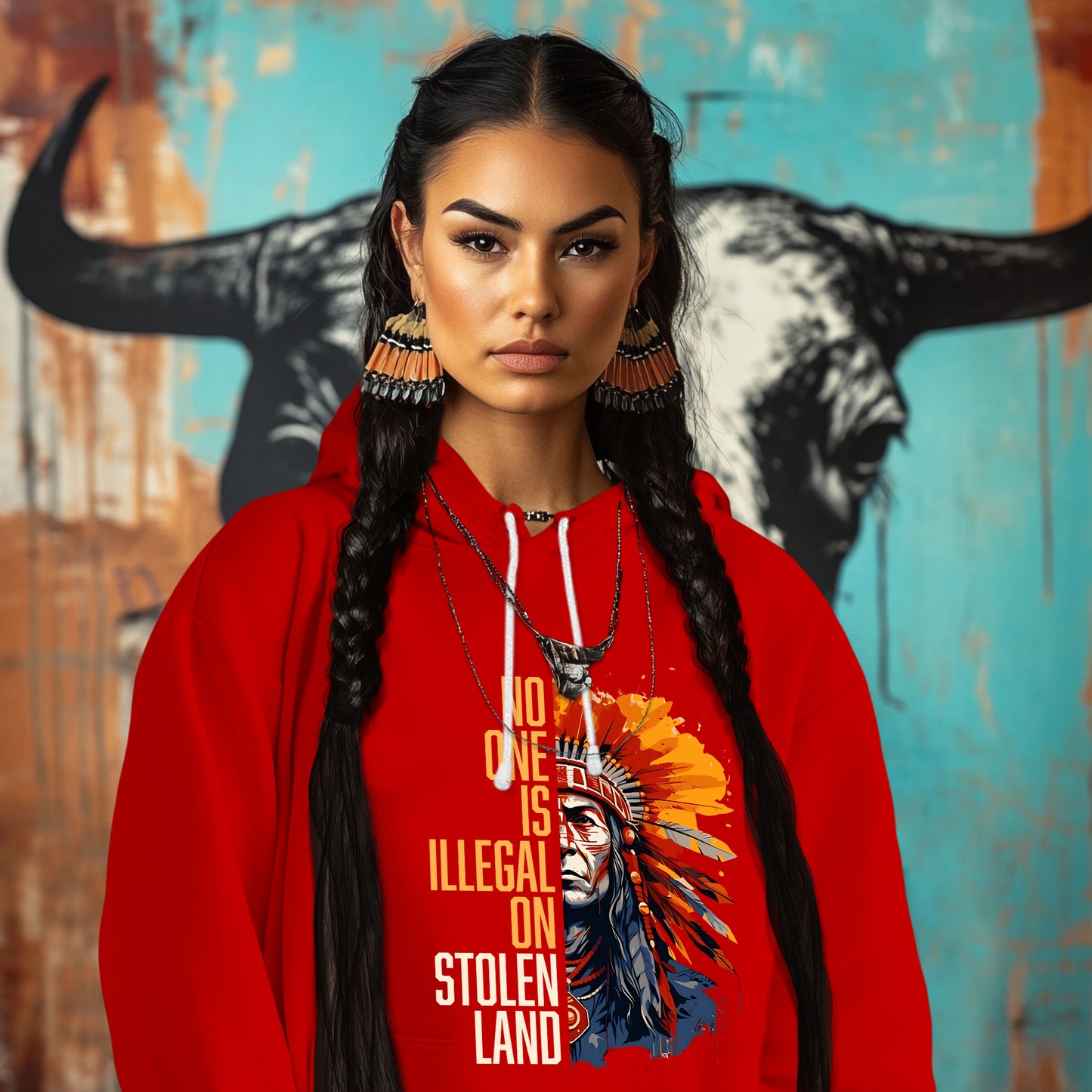 NO ONE IS ILLEGAL ON STOLEN LAND