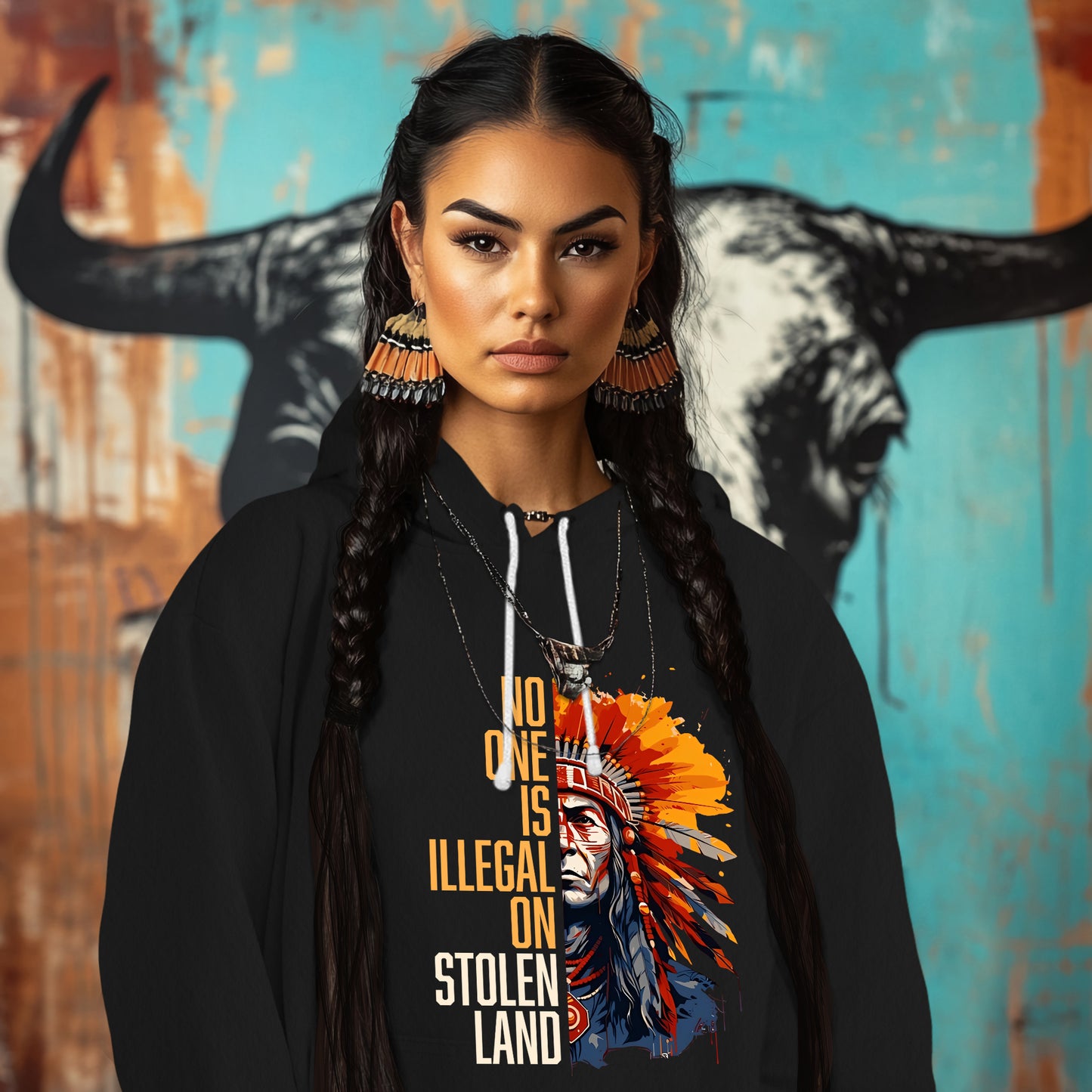 NO ONE IS ILLEGAL ON STOLEN LAND