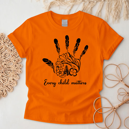 Handprints We Remember Orange Shirt