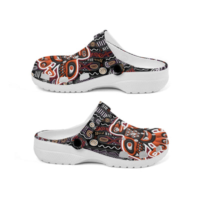 Native Pattern Clog Shoes For Adult and Kid 89111 New