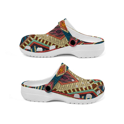 Native Pattern Clog Shoes For Adult and Kid 89169 New