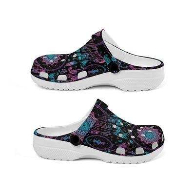 Native Pattern Clog Shoes For Adult and Kid 89136 New