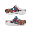 Native Pattern Clog Shoes For Adult and Kid 89132 New