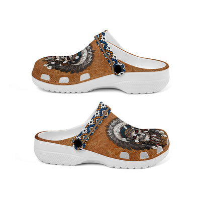 Native Pattern Clog Shoes For Adult and Kid 89185 New