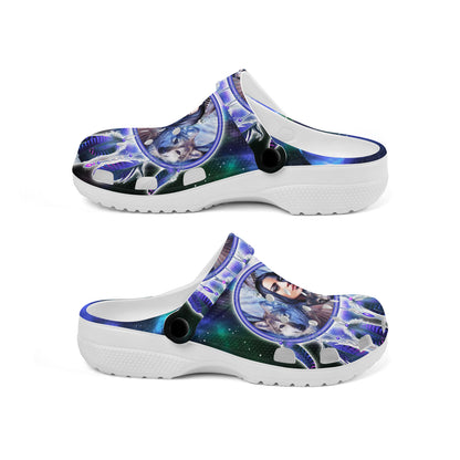 Native Pattern Clog Shoes For Adult and Kid 89107 New
