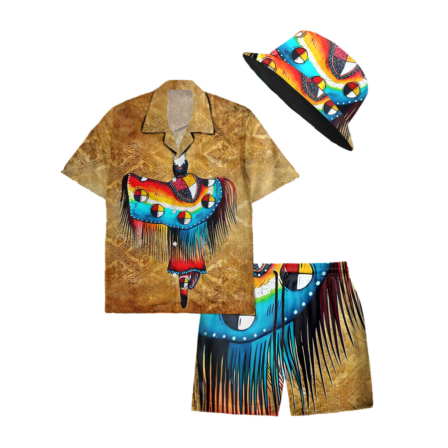 Native Pattern Hawaiian Shirt New - 86057