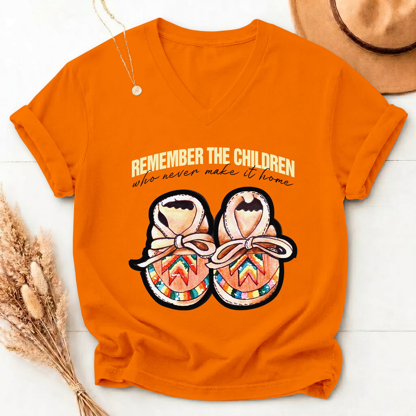 Where Small Footsteps Remain Orange Shirt