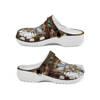 Native Pattern Clog Shoes For Adult and Kid 89182 New