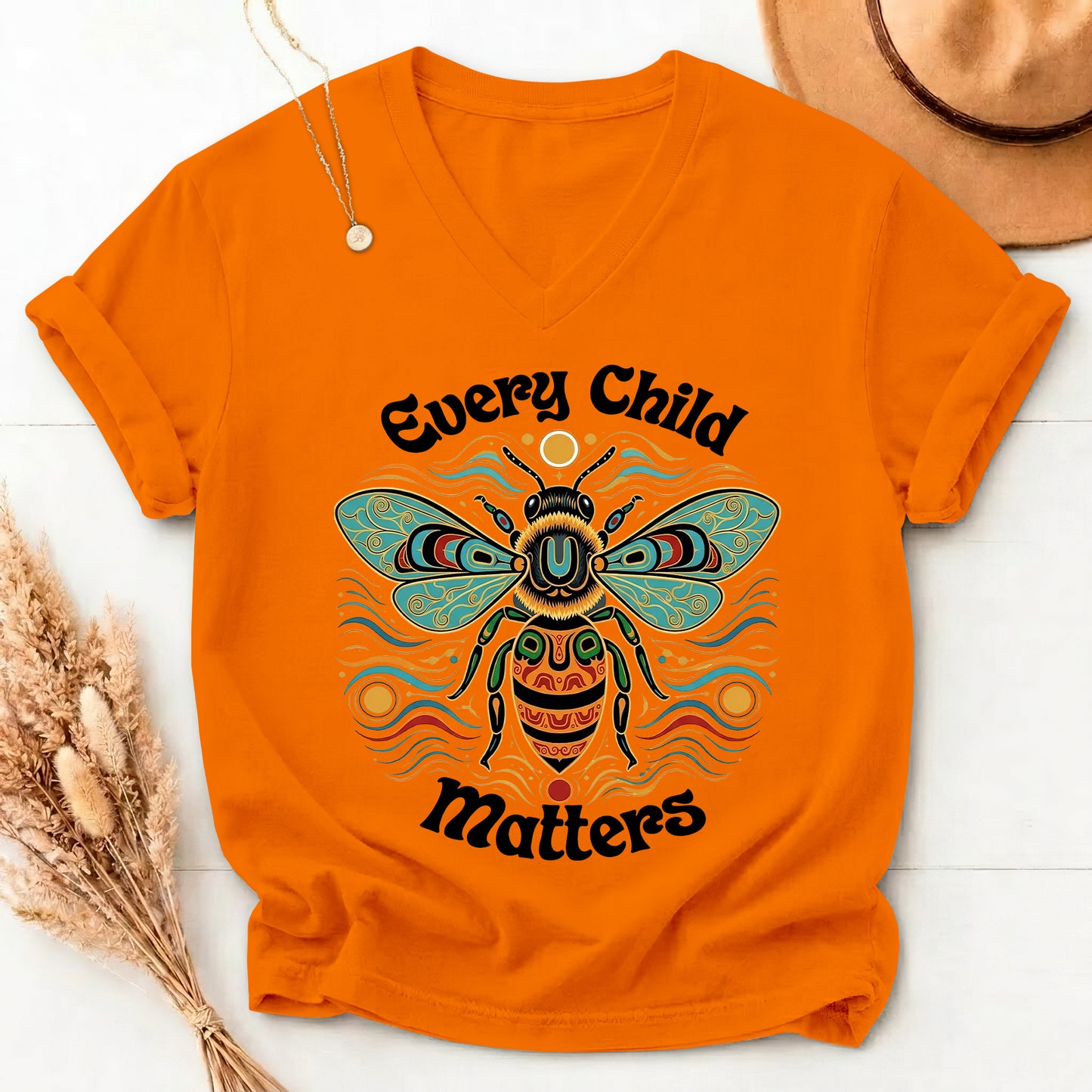 Golden Hive of Hope Orange Shirt