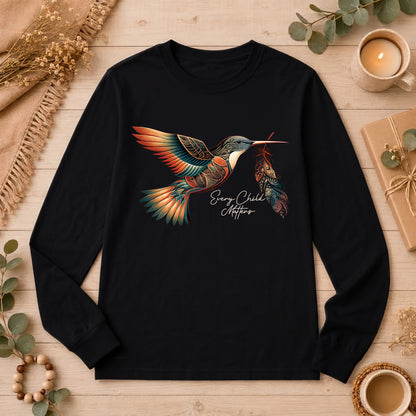 When Joy Returns Hummingbird Orange Shirt