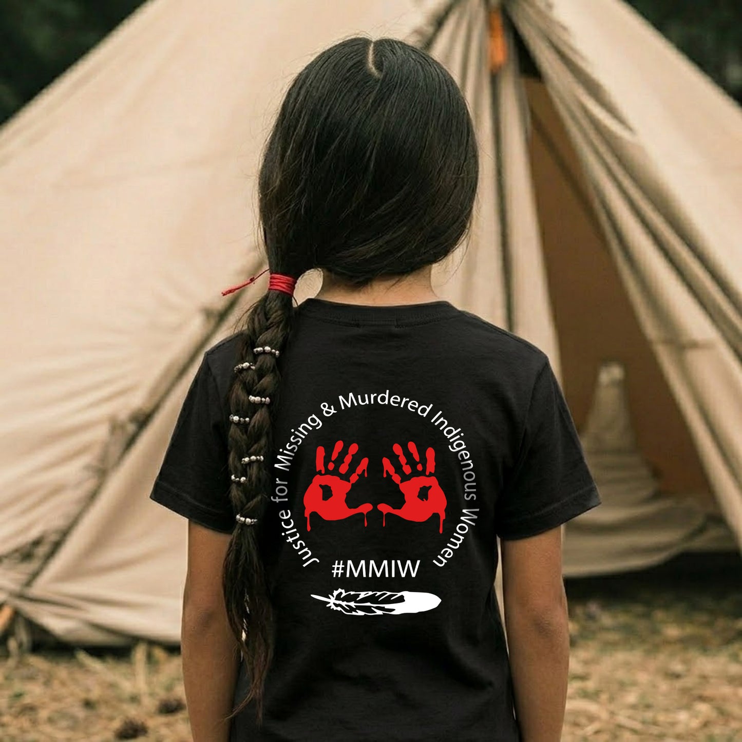 Justice for Missing & Murdered Indigienous Women - #MMIW -Back Side