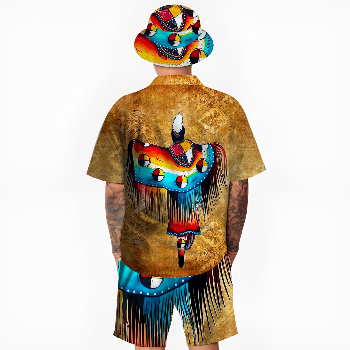 Native Pattern Hawaiian Shirt New - 86057