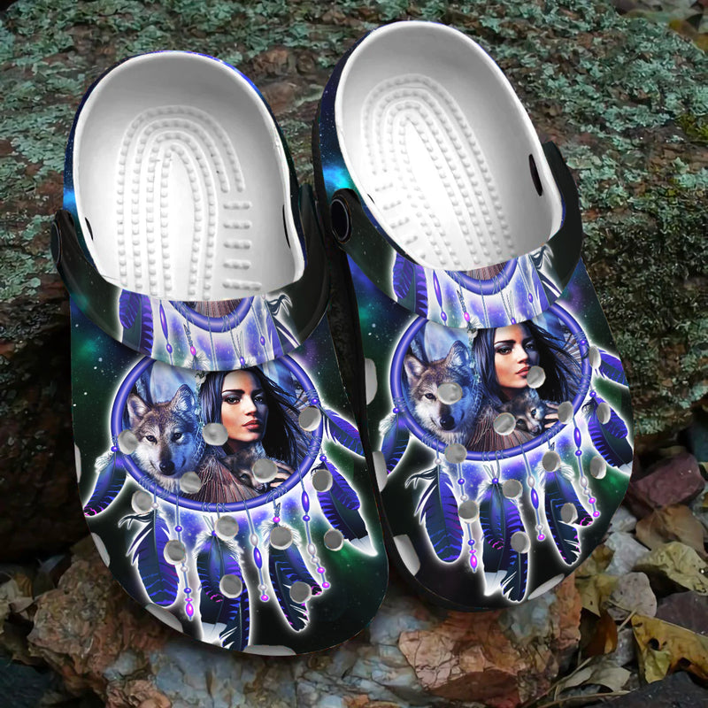 Native Pattern Clog Shoes For Adult and Kid 89107 New