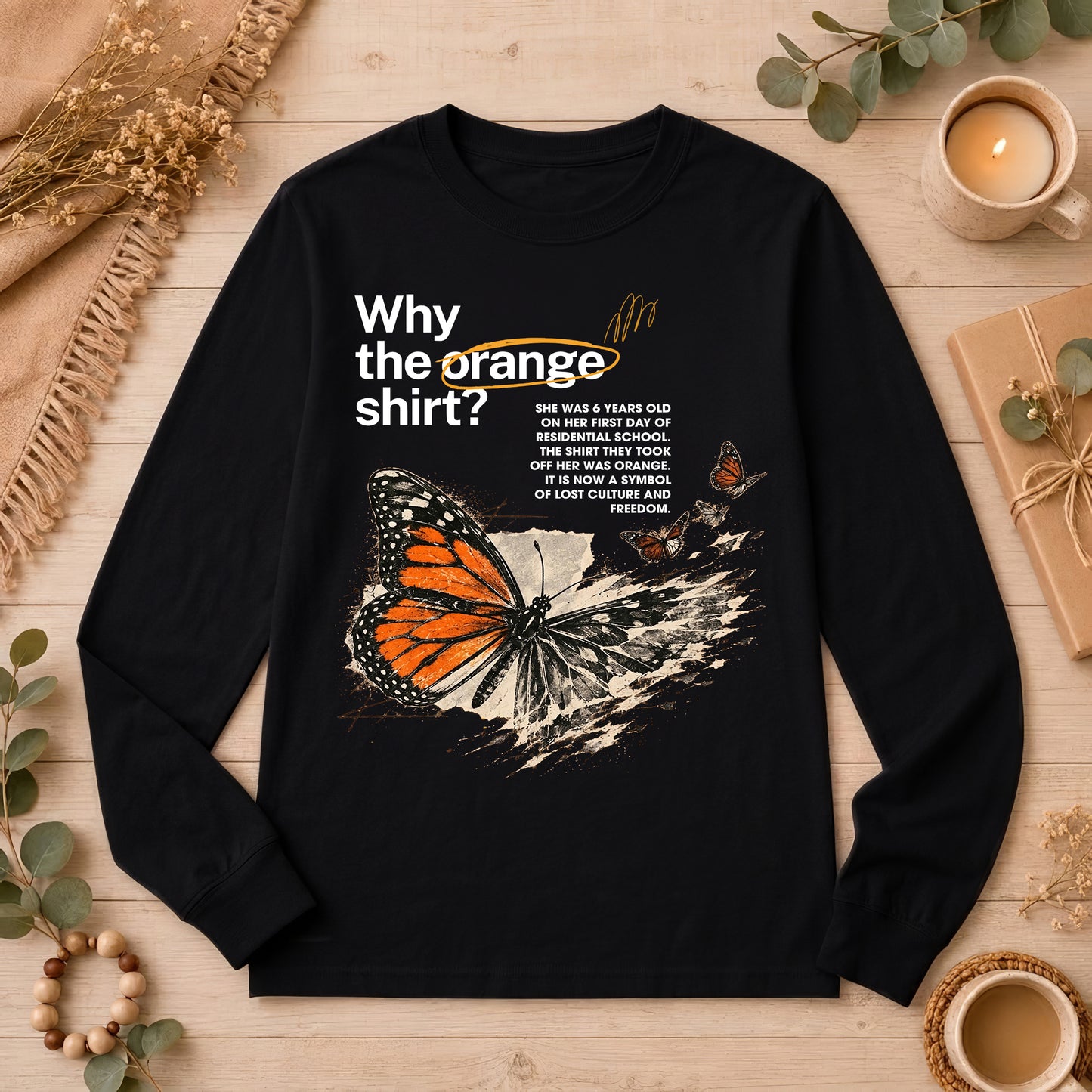A Story Carried in Orange Shirt