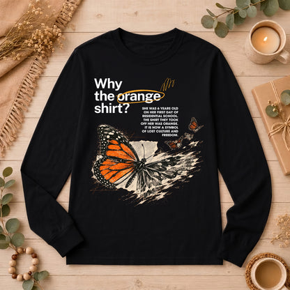 A Story Carried in Orange Shirt