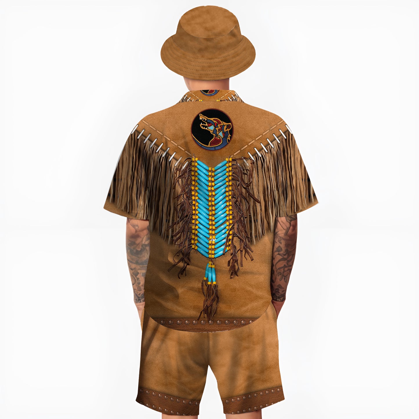 Native Pattern Hawaiian Shirt New - 86001