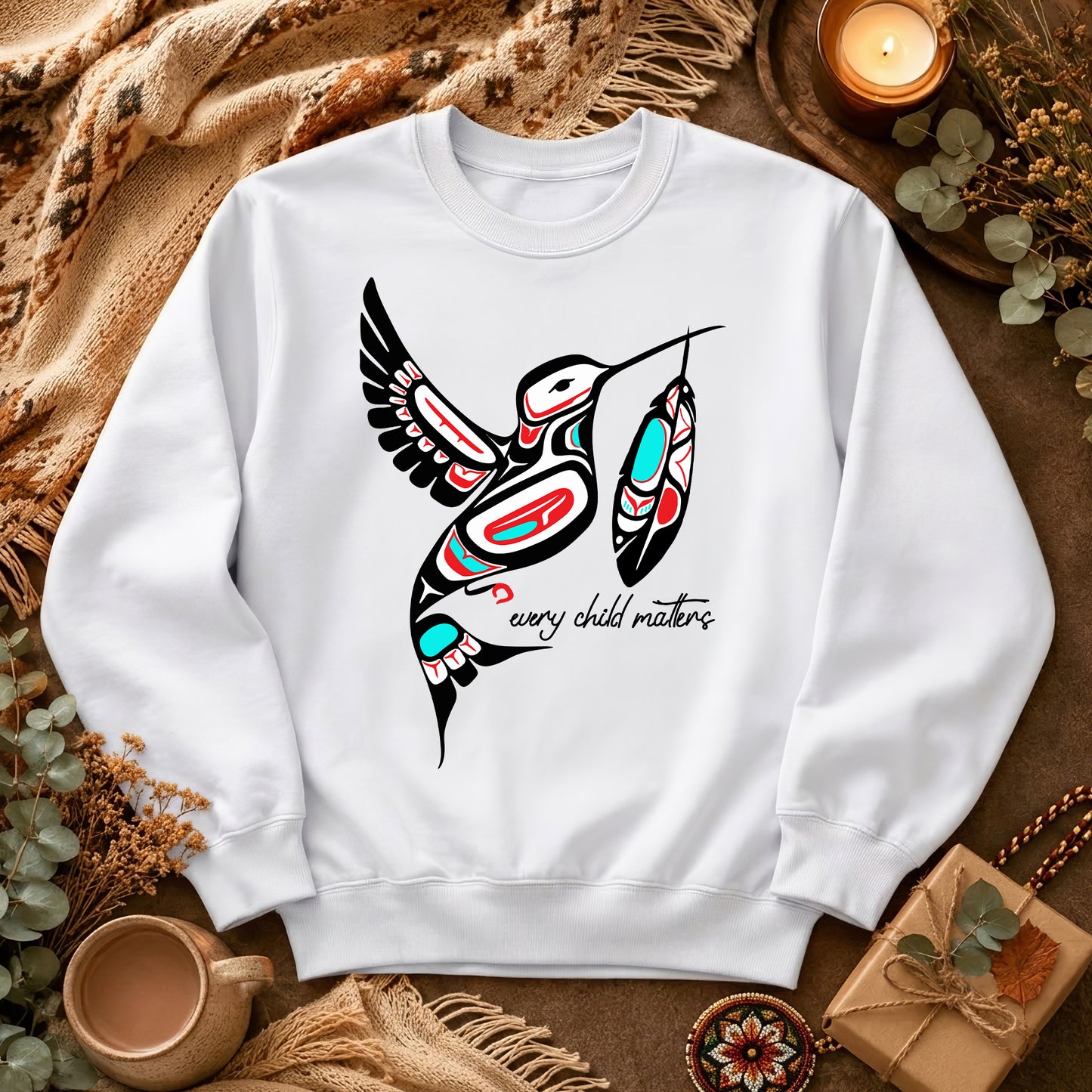 Hummingbird Spirit – Joy & Healing Orange Shirt