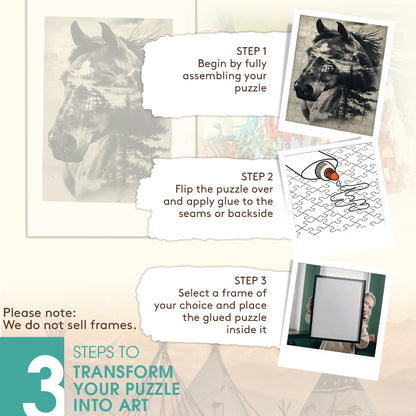 The Soul Companion of the Earth – Wooden Jigsaw Puzzle (300 / 500 / 1000 Pieces)