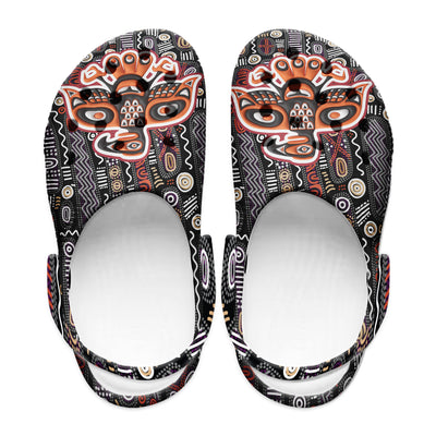 Native Pattern Clog Shoes For Adult and Kid 89111 New