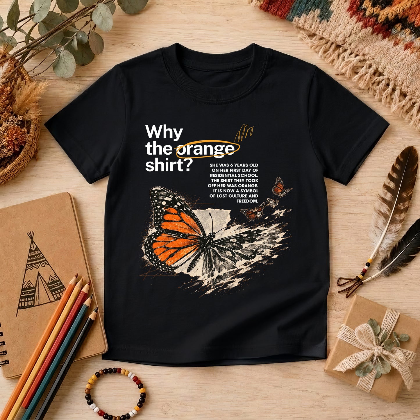 A Story Carried in Orange Shirt