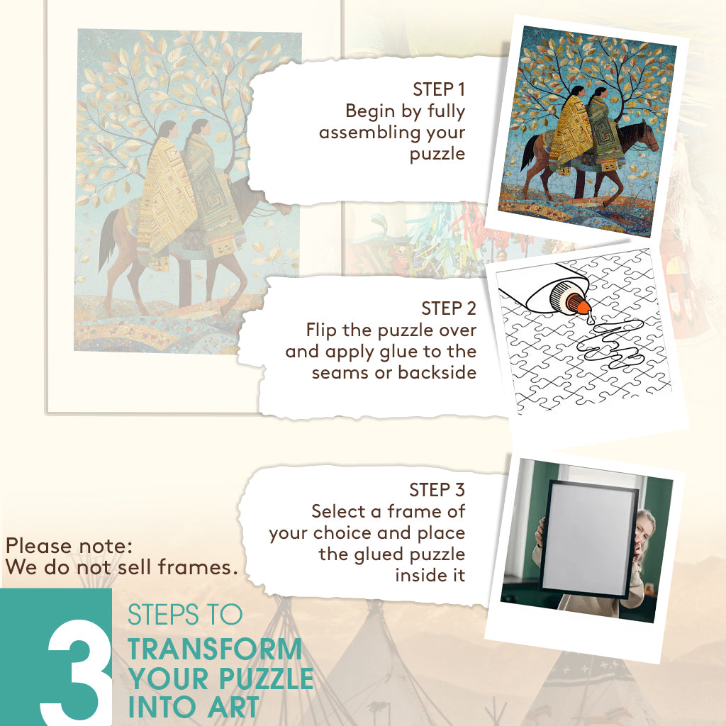 Sisters on Every Road 2 – Wooden Jigsaw Puzzle (300 / 500 / 1000 Pieces)