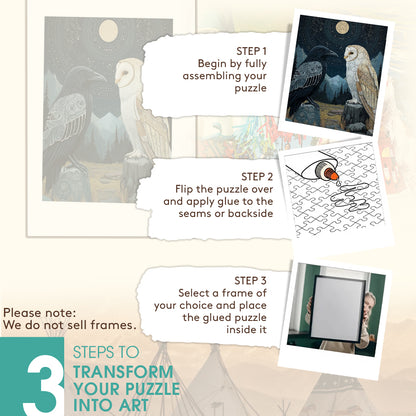 When Night Speaks to Dawn – Wooden Jigsaw Puzzle (300 / 500 / 1000 Pieces)