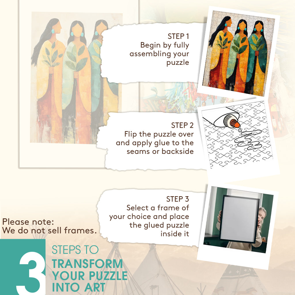 Harmony in Three – Wooden Jigsaw Puzzle - CT52789 (300 / 500 / 1000 Pieces)