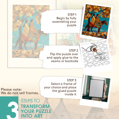 Sisters on Every Road – Wooden Jigsaw Puzzle (300 / 500 / 1000 Pieces)