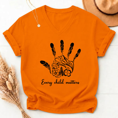 Handprints We Remember Orange Shirt