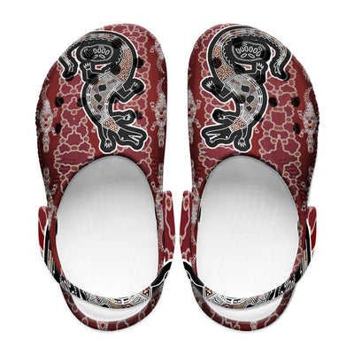 Native Pattern Clog Shoes For Adult and Kid 89125 New