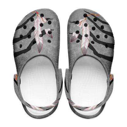 Native Pattern Clog Shoes For Adult and Kid 89152 New