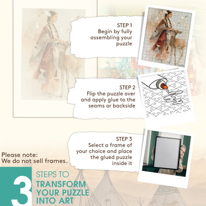 Sacred Touch – Wooden Jigsaw Puzzle (300 / 500 / 1000 Pieces)