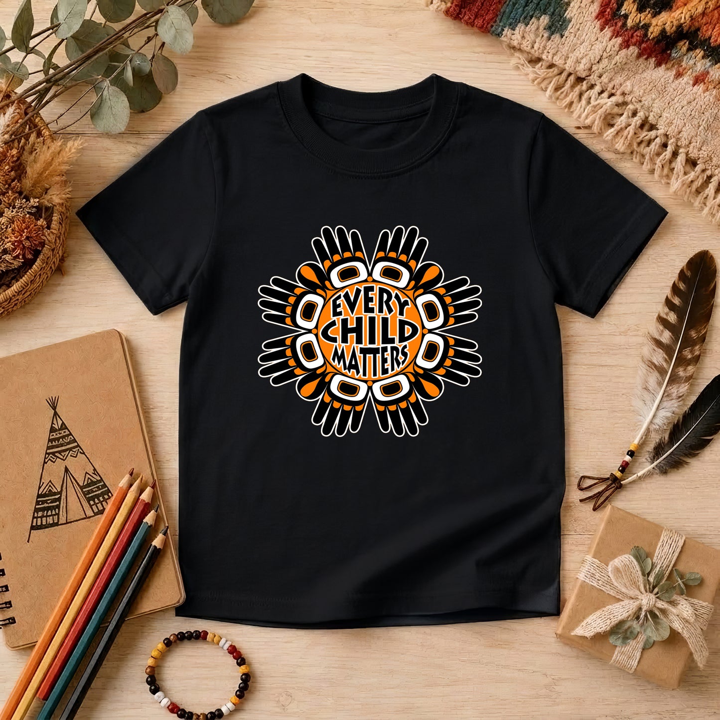 Light That Lives On Orange Shirt