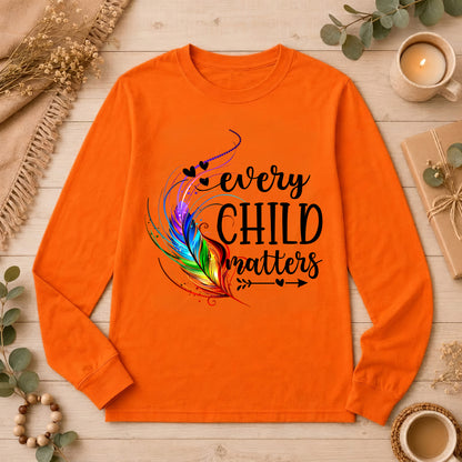 Carried in the Wind Orange Shirt