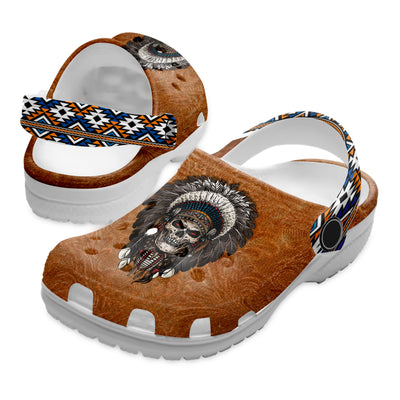 Native Pattern Clog Shoes For Adult and Kid 89185 New