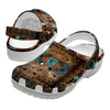 Native Pattern Clog Shoes For Adult and Kid 89183 New